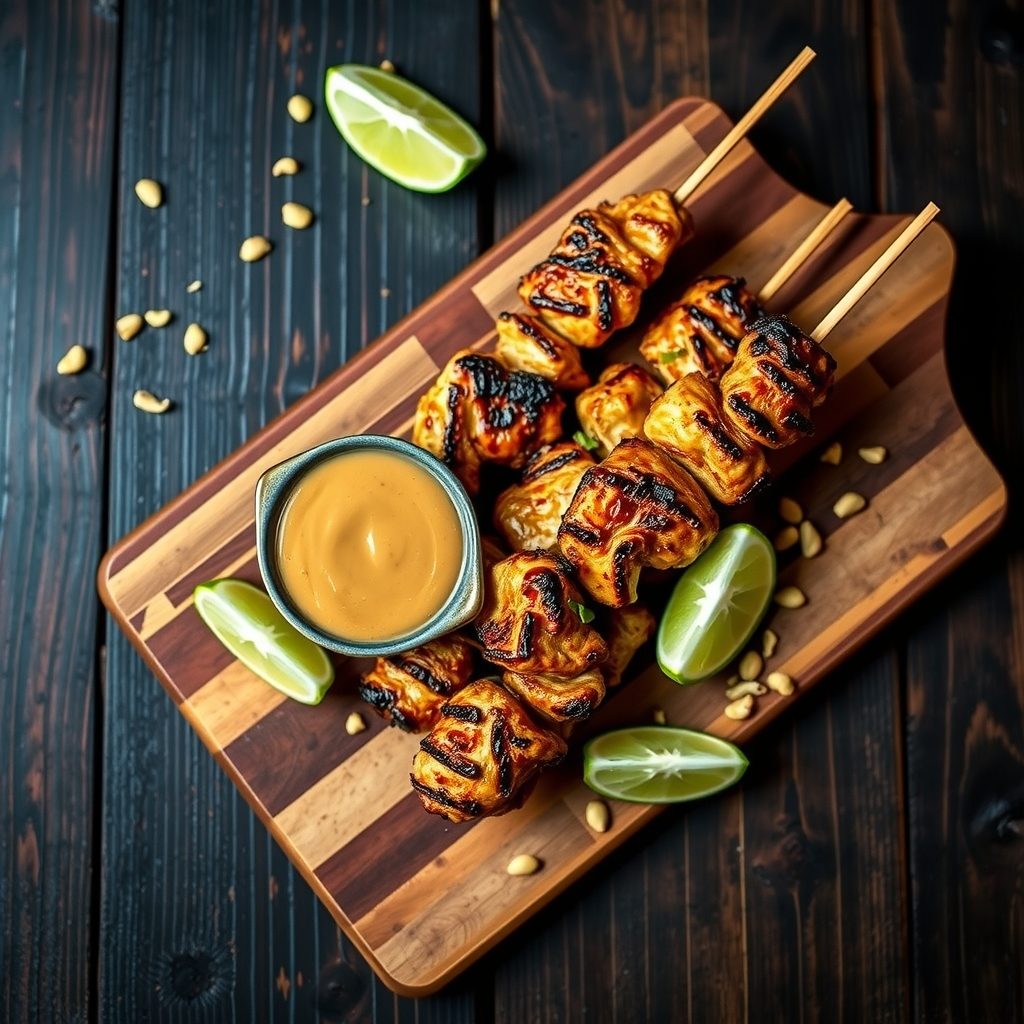 Chicken Satay Peanut Sauce